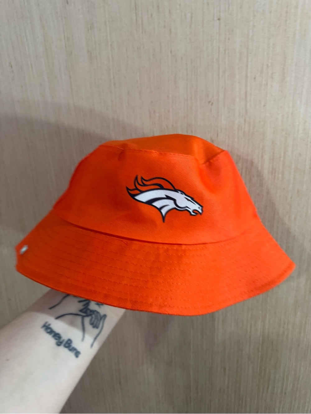 Denver Broncos X Coca Cola Orange Bucket Hat Size OSFM